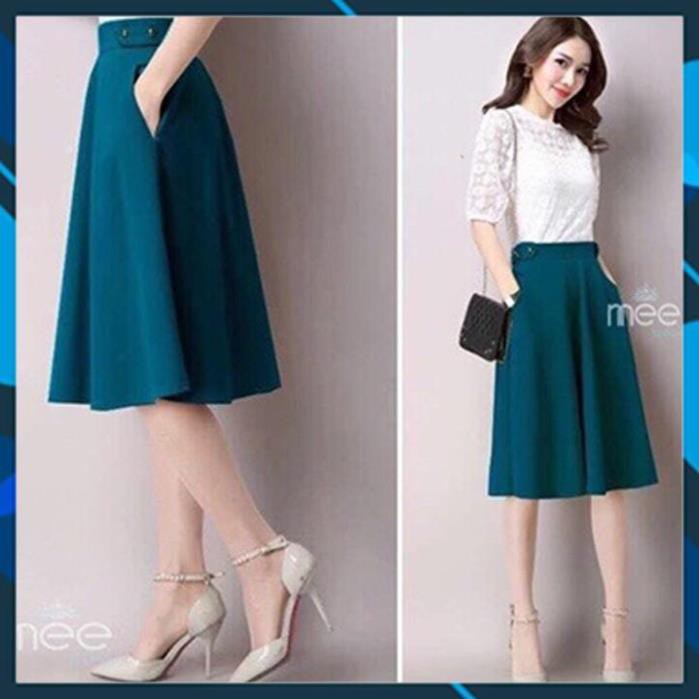 [ Cao Cấp ] Chân váy xòe công sở siêu đẹp CV02 [ Siêu Rẻ ] | BigBuy360 - bigbuy360.vn