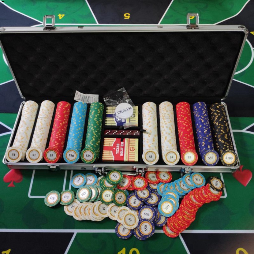 Chip Poker cao cấp Monte Carlo (Chip lẻ - Phỉnh Poker)