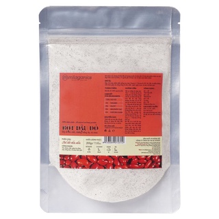 Combo 4 bột đậu đỏ milaganics 100g