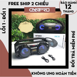 [Hàng Loại 1] Loa Bluetooth Karaoke Xách Tay KM-S1 Tặng Mic (Bảo Hành 12 tháng) .