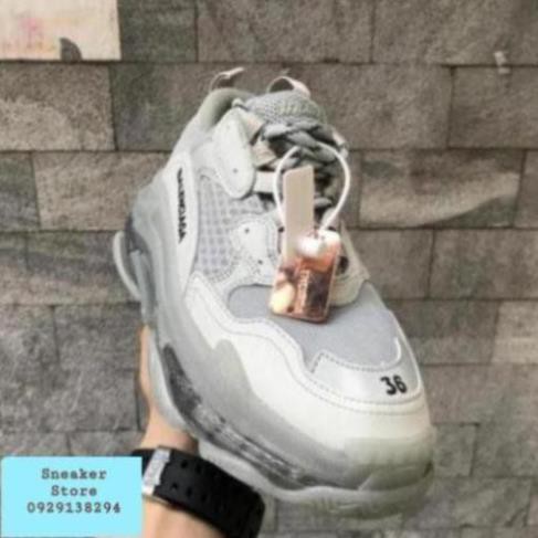𝐒𝐀𝐋𝐄🌺𝐓Ế𝐓 Sneaker giá rẻ  Giầy balenciaga xám đế trong 1:1 ( full box + free ship ) uy tin . 2020 ✔️ 2020 new . ! ..