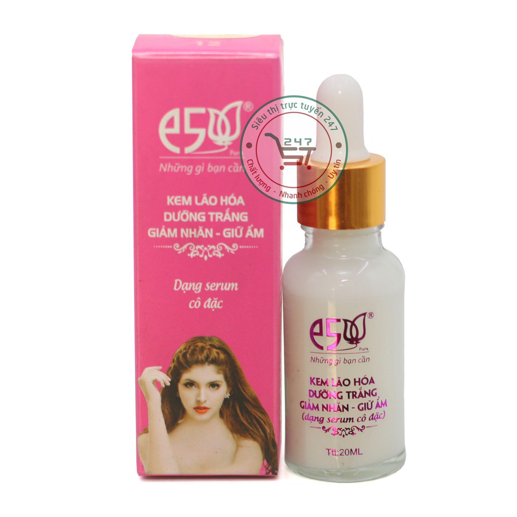 Serum Lão hóa - Dưỡng trắng - Giảm nhăn - Giữ ẩm E5 (Tím) chiết xuất từ thiên nhiên