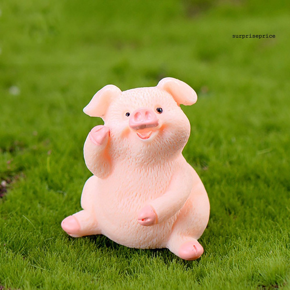 Mô hình chú lợn dùng cho trang trí sân vườn dễ thương chất lượng cao