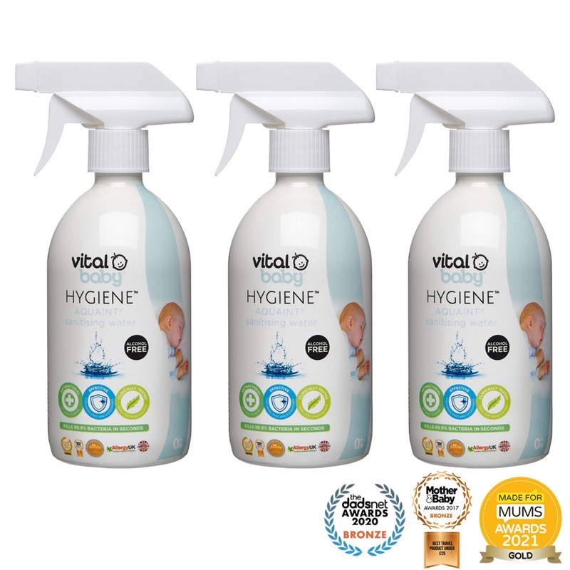 Nước xịt diệt khuẩn Vital Baby Hygiene Aquaint Sanitising Water