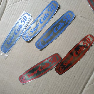 tem super cub 50 dán cốp  honda cup