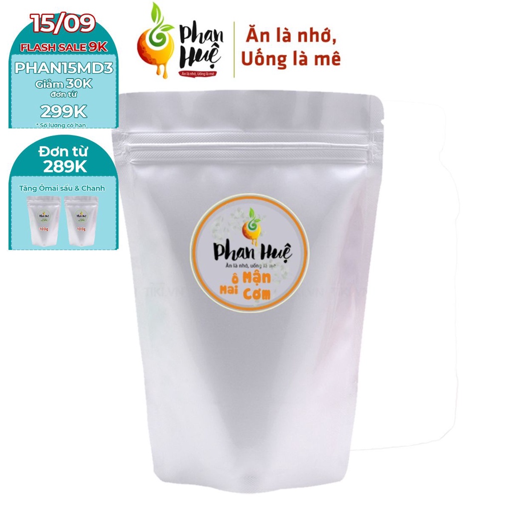 Mận cơm xào dẻo chua ngọt cay Phan Huệ túi Zip 100g vị dẻo chua ngọt cay đặc sản Hà Nội