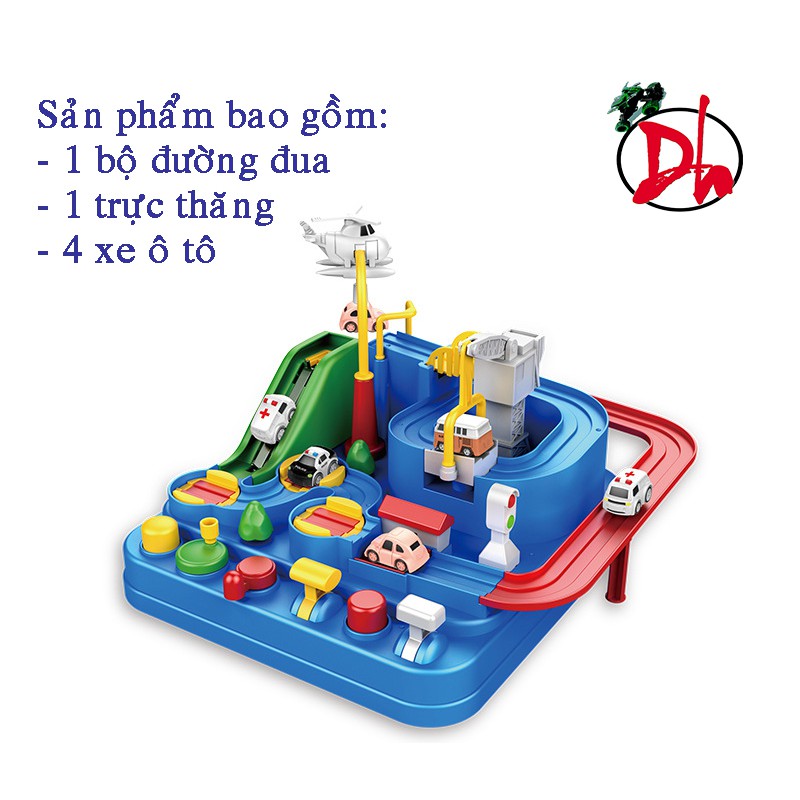 Đồ Chơi Ô Tô Đường Đua Phiêu Lưu Phát Triển Tư Duy Cho Bé