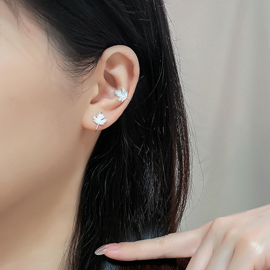 Khuyên Tai Dạng Kẹp Không Cần Xỏ Lỗ Dễ Phối Đồ Quà Tặng Cho Nữ