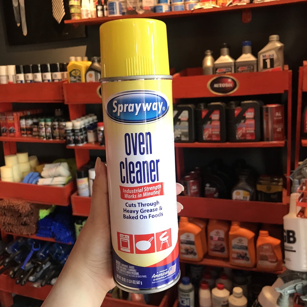 Chai Xịt Vệ Sinh Bếp, Lò Nướng, Vỉ Nướng - Sprayway Grill And Oven Cleaner (824) 567g chamsocxestore