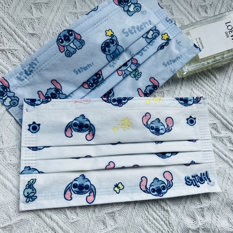 Set 5c Khẩu Trang Họa Tiết Người Lớn Phong Cách Hàn Quốc In hình Dễ Thương Quà tặng
