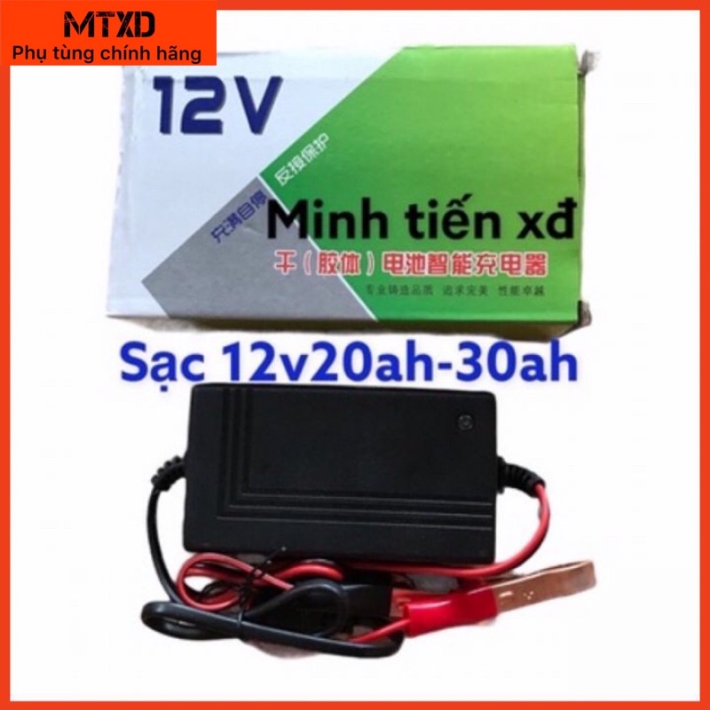 Sạc 12v từ 12a-&gt;30ah