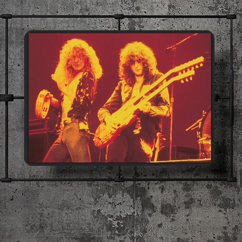 Poster rock band Led Zeppelin 03 cỡ A3 chất dày đẹp áp phích dán tường lồng khung trang trí nhà cửa quán cafe rock shop