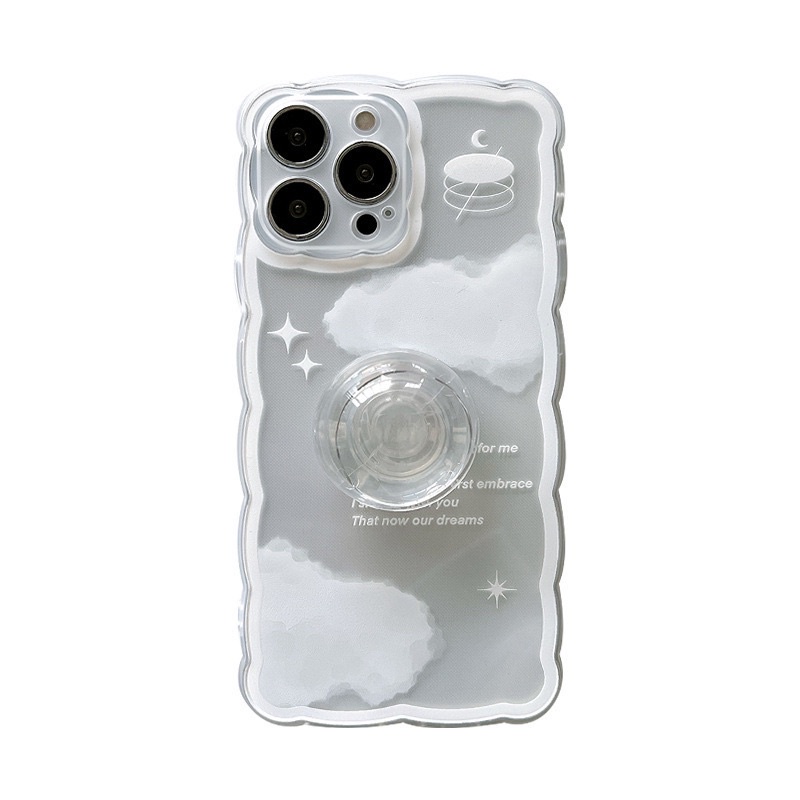 Ốp lưng iphone viền sóng city of stars kèm giá đỡ trong 7plus/8/8plus/x/xr/xs/11/12/13/pro/max/plus/promax