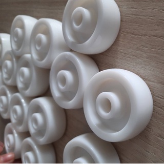 Con lăn nhựa phi 49 trục 10 mm