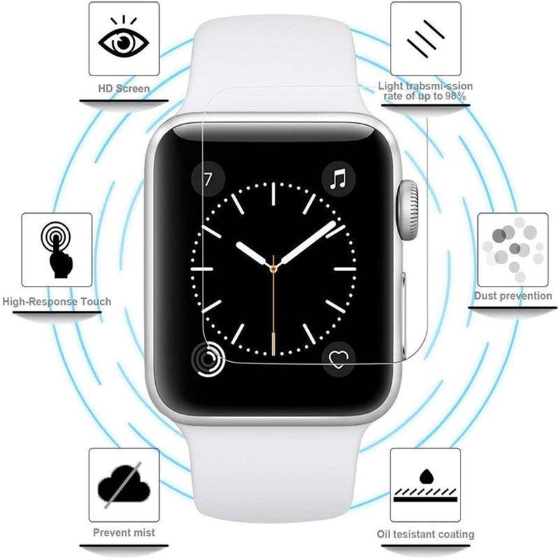 Miếng Dán Bảo Vệ Màn Hình Cho Apple Watch Ultra 8 7 6 SE 5 4 49MM 45MM 41MM 40MM 44MM iWatch 3 2 1 38MM 42MM