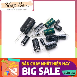 Tụ hóa phân cực trị số từ 10uf - 47uf - 100uf - 220uf - 470uf - 1000uf - 2200uf 25v