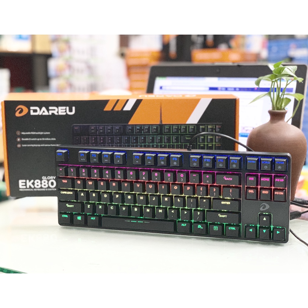 Bàn phím cơ Dareu EK880 RGB LED Gaming ( Blue / Brown / Red Switch )