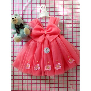 Váy công chúa nơ hồng baby