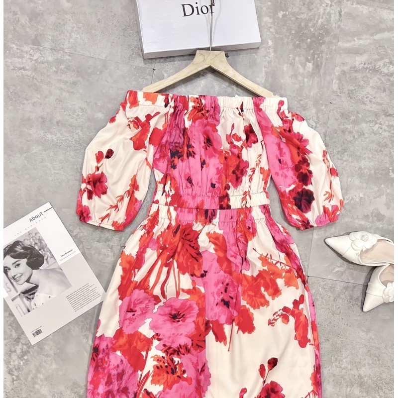 VÁY HOA CHUN VAI TÚI SƯỜN | BigBuy360 - bigbuy360.vn