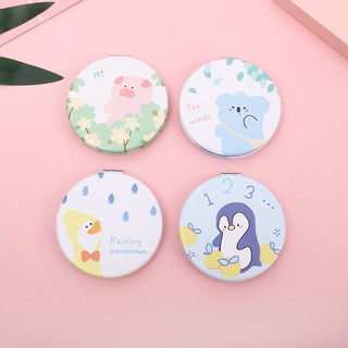 Gương 2 mặt mini bỏ túi cầm tay hình chữ nhật vuông