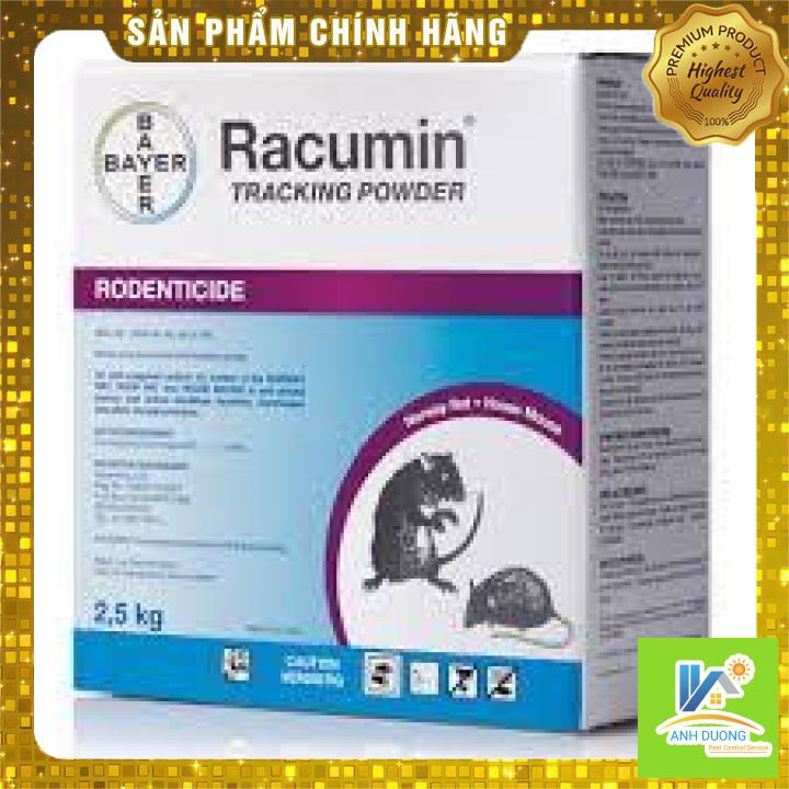 Chế phẩm diệt chuột RACUMIN TP 0.75 Loại 1 Kg dạng bột