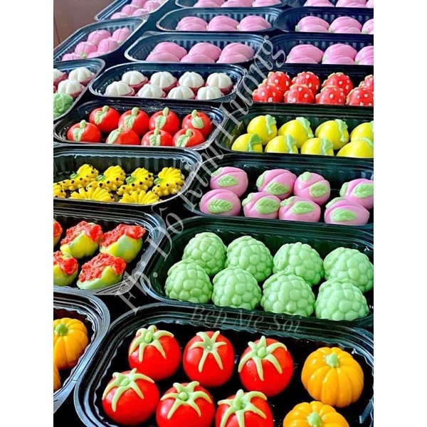BỘ 8 KHUÔN LÀM RAU CÂU- BÁNH ĐẬU XANH TRÁI CÂY