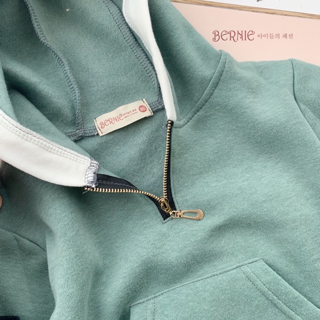 Bộ nỉ bông có mũ cho bé trai/ bé gái