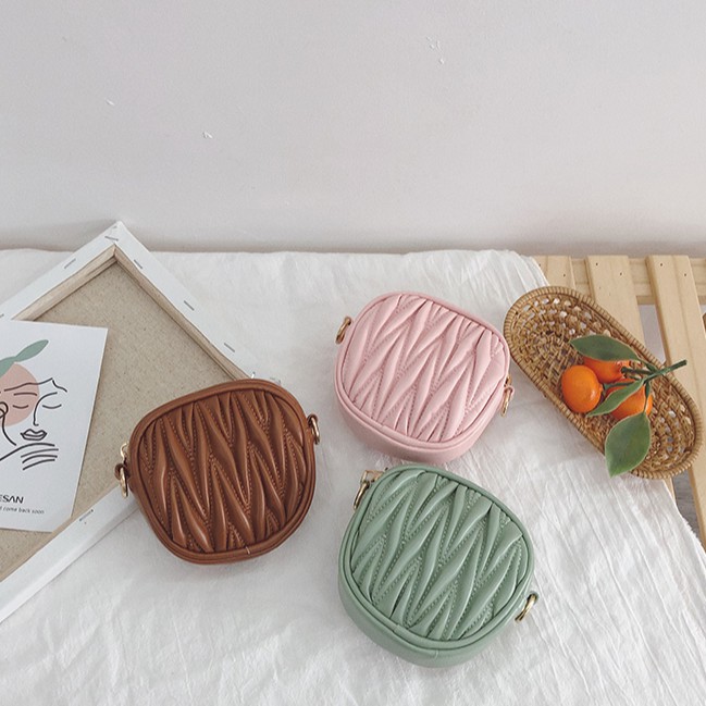 Túi Đeo Chéo Thêu Hình Dễ Thương Cho Bé Gái