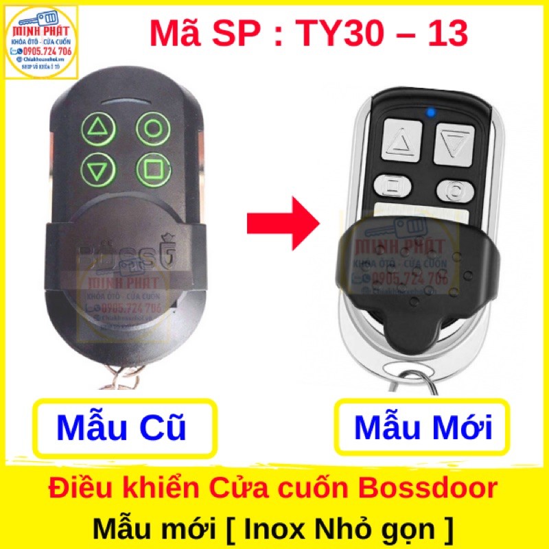 Remote Điều khiển Cửa cuốn Bossdoor