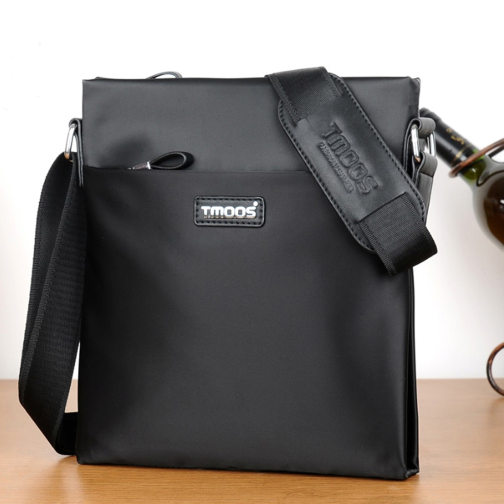 Túi đeo vai thời trang cao cấp TMOOS (EP09), túi chéo nam vải chống thấm, túi đeo vai đựng iPad