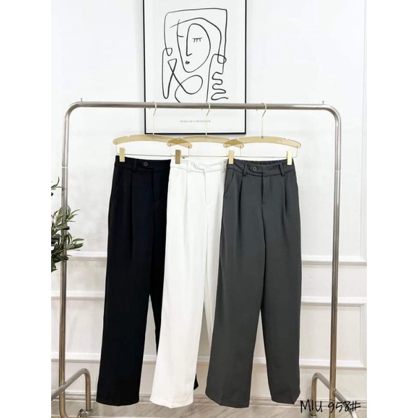 Quần vải cạp chun sau hàng QCL1