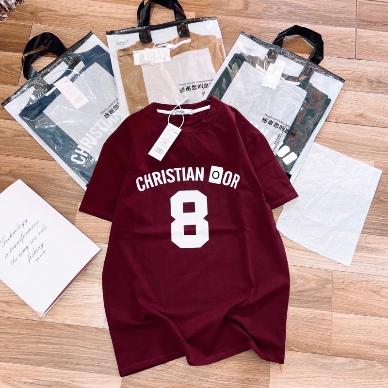 Áo thun phông form to rộng lke auth christan d io r