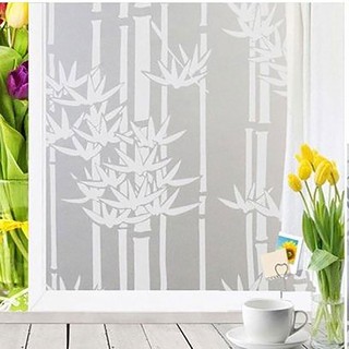 DECAL DÁN KÍNH MỜ TRÚC TRẮNG
