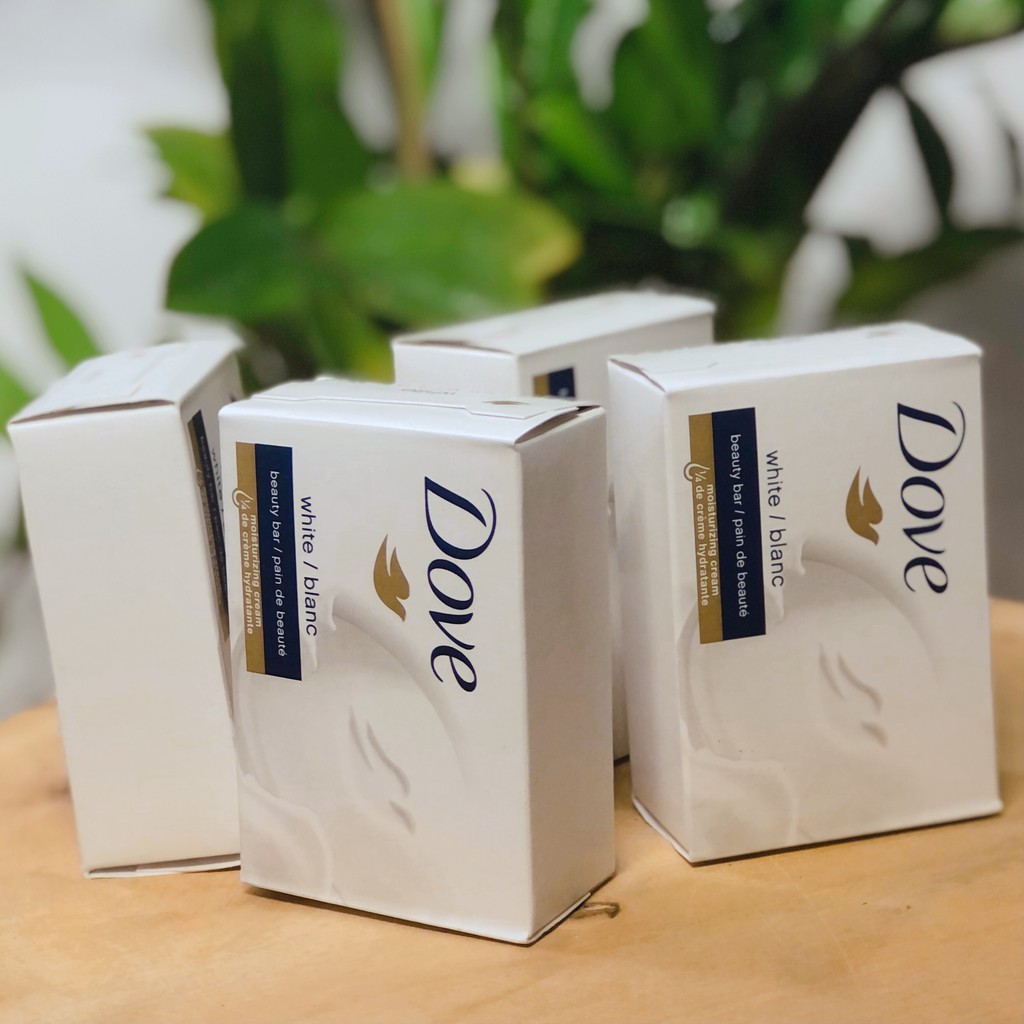 Xà Bông Cục Dove White 106G Giúp Nuôi Dưỡng Da, Cho Làn Da Mềm Mại, Khoẻ Mạnh