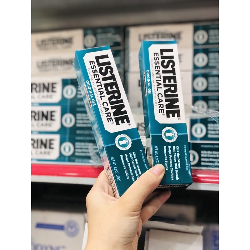 KEM ĐÁNH RĂNG LISTERINE ESSENTAL CARE MỸ