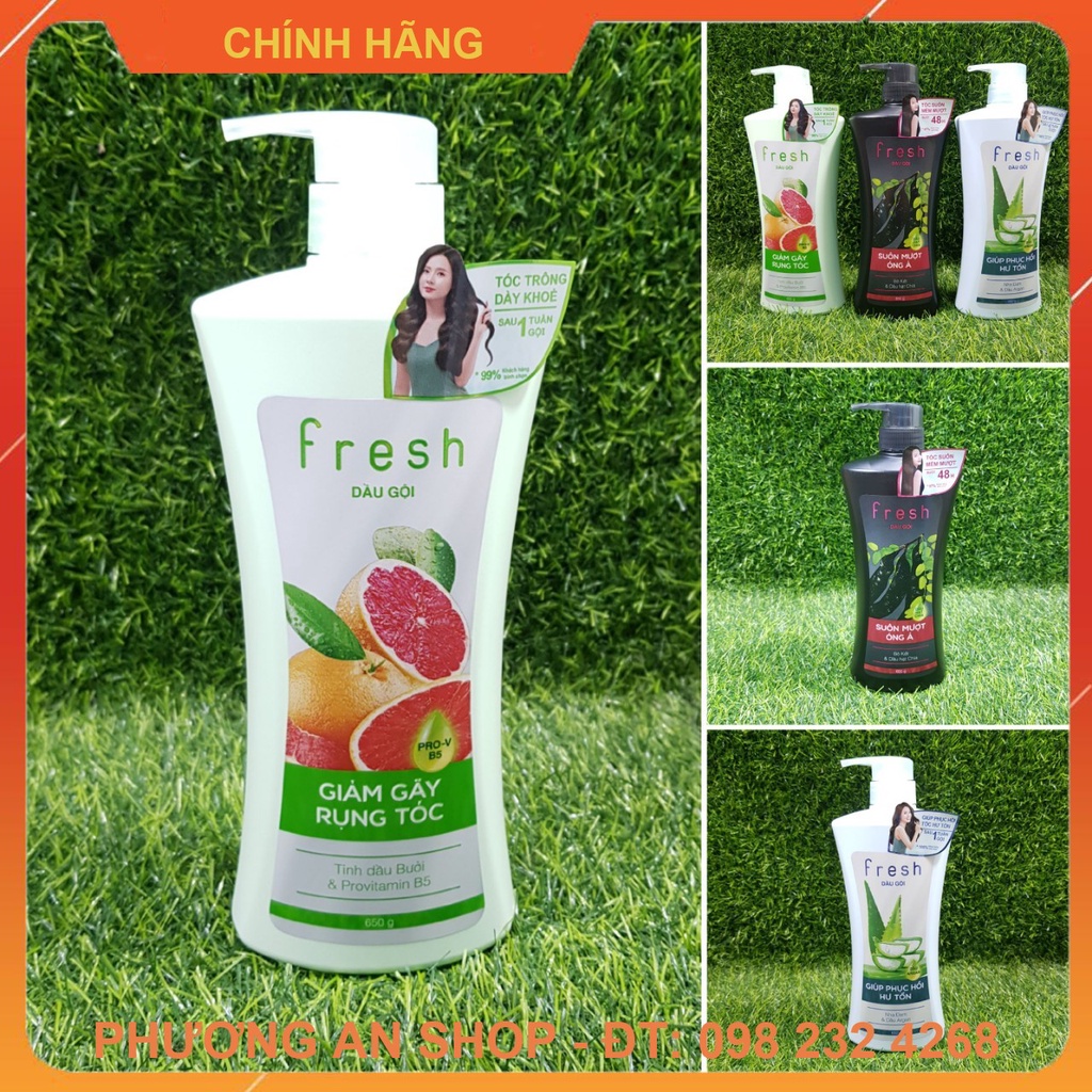 Dầu gội Fresh dưỡng tóc - bổ xung Collagen - Chai 650g
