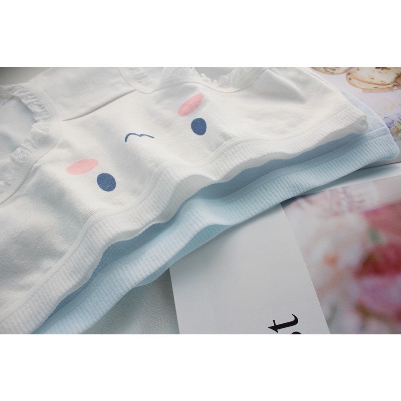 Quần Lót Nữ Cotton Tông Xanh Hình Thỏ Xanh Đáng Yêu 8014