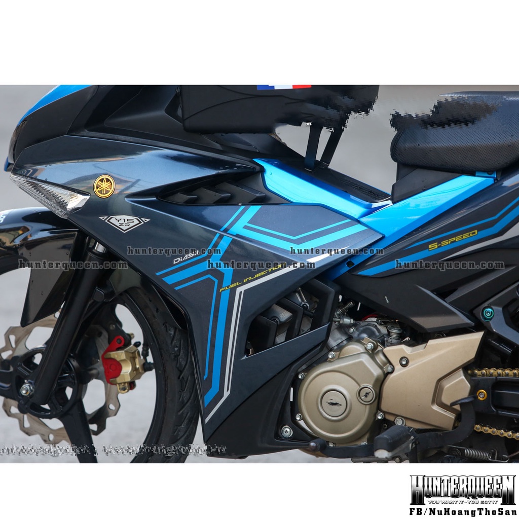 Tem ghép 5 lớp in UV cao cấp, Y15ZR hot nhất thị trường. Dán được tất cả mọi màu xe dòng Exciter 150