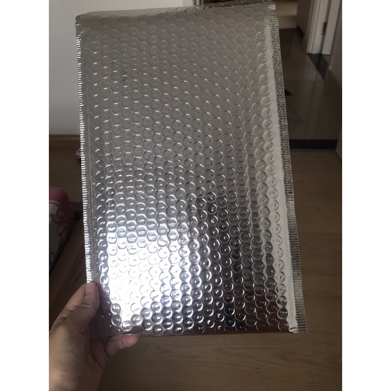 10 túi giữ nhiệt lót bóng khí gói hàng 15cm x 20cm