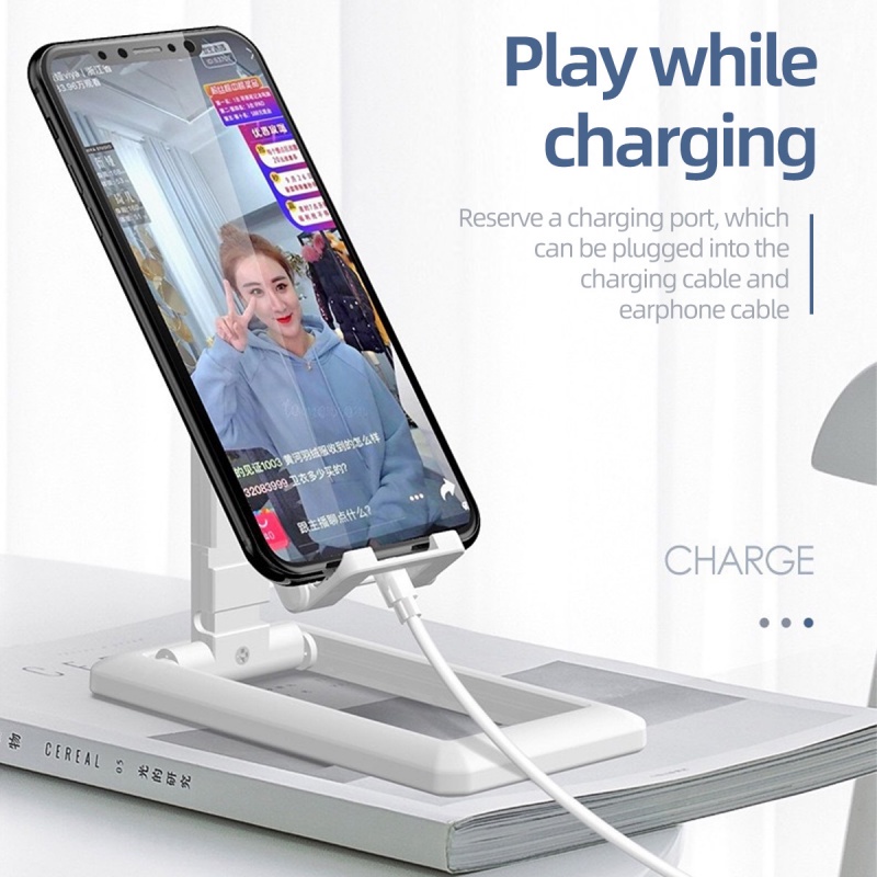 Giá đỡ điện thoại/ máy tính bảng ANKNDO để bàn có thể điều chỉnh dành cho Samsung