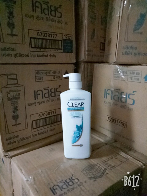 Dầu gội Thái Lan Clear Ice Cool Menthol bạc hà mát rượi 480ml