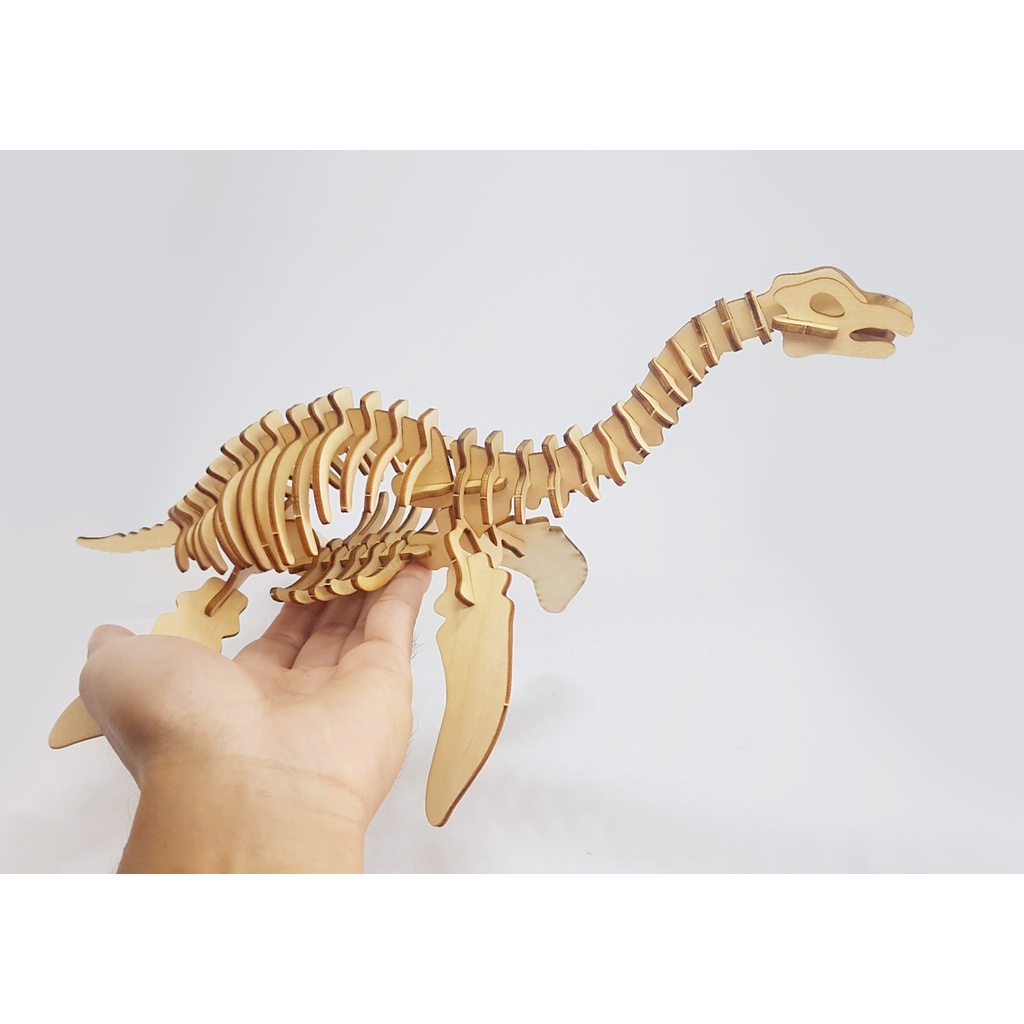 MÔ HÌNH LẮP RÁP 3D HOÁ THẠCH KHỦNG LONG CỔ RẮN