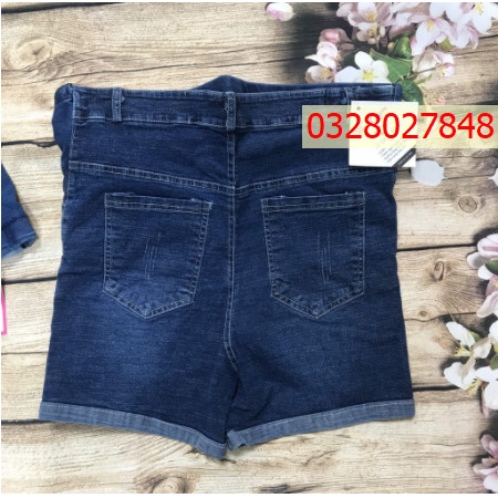 Quần bầu short jean cho mẹ bầu tiện lợi thoải mái
