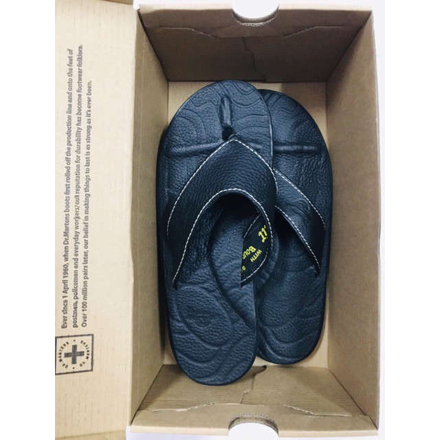 Dép kẹp Dr - Dép xỏ ngón fullbox Dr Marten - Đế cao cấp hàng Thái Lan chính hãng V285