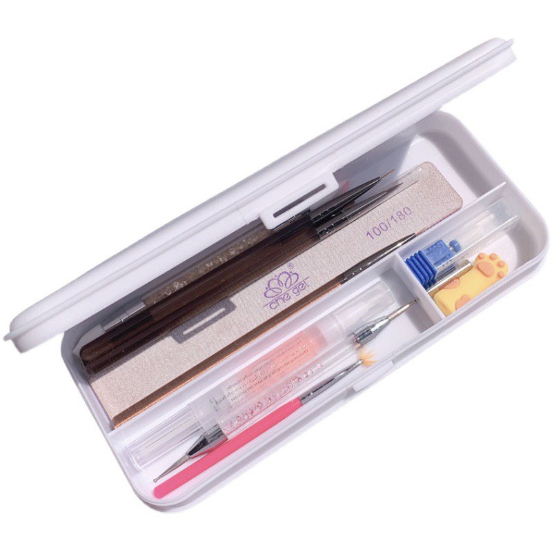 Hộp nhựa đựng dụng cụ nail