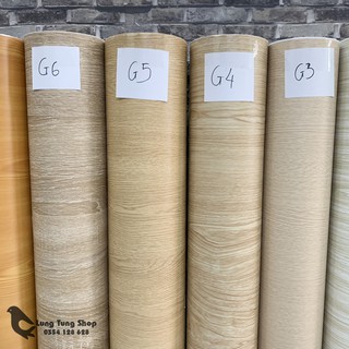 Decal vân gỗ - Giấy dán tường bàn tủ có sẵn keo ( khổ 1,2m )