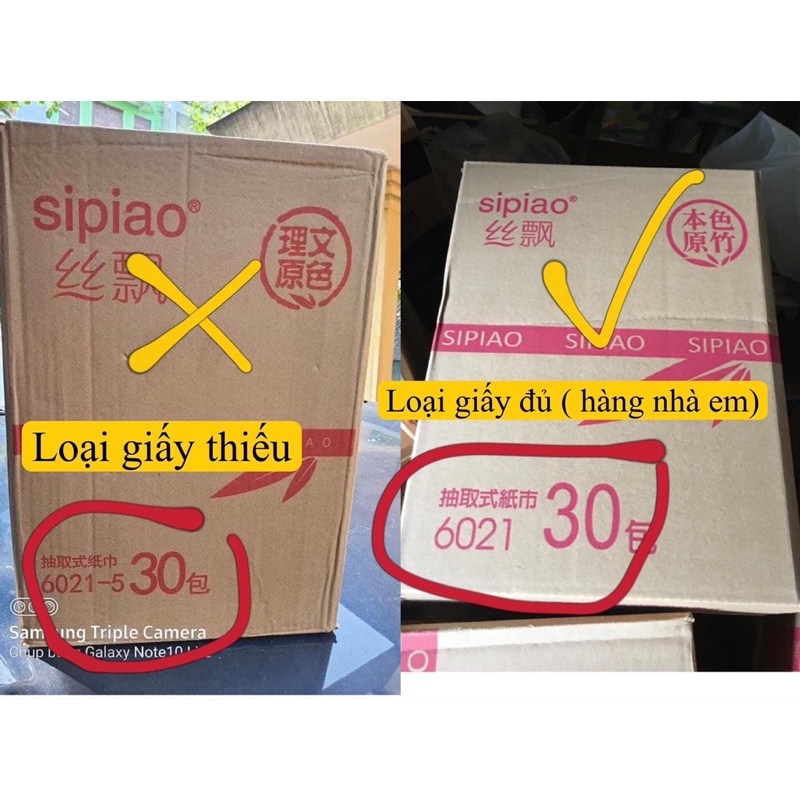 Thùng 30 gói giấy ăn gấu trúc loại đẹp không chất tẩy trắng