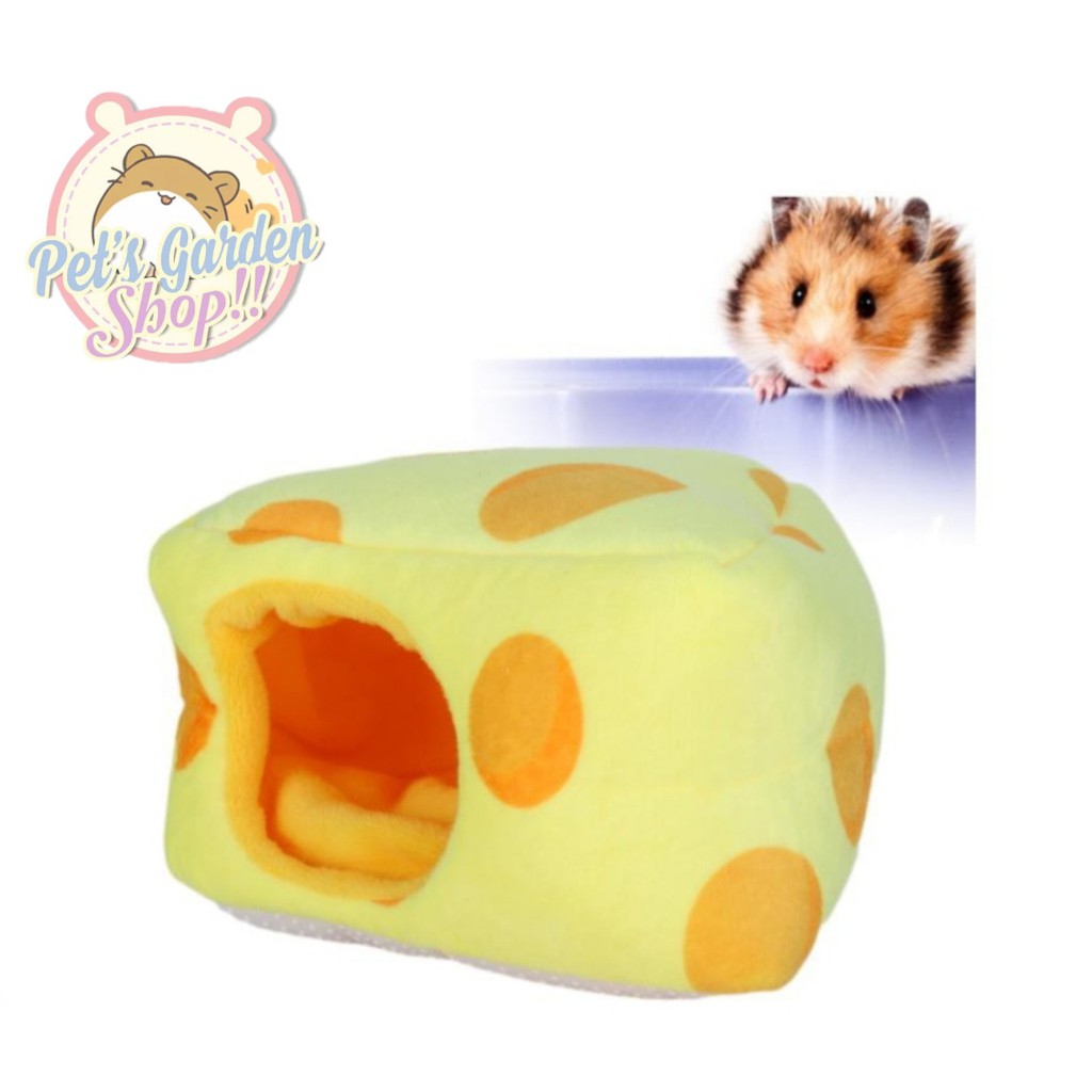 Nhà ngủ ấm hình phô mai cho hamster