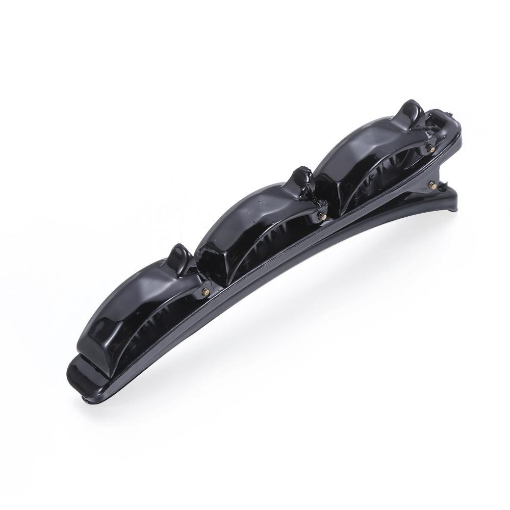 Espo Kẹp Tóc Mái Đôi Bằng Nhựa Resin Dễ Sử Dụng Thiết Kế Răng Xoắn