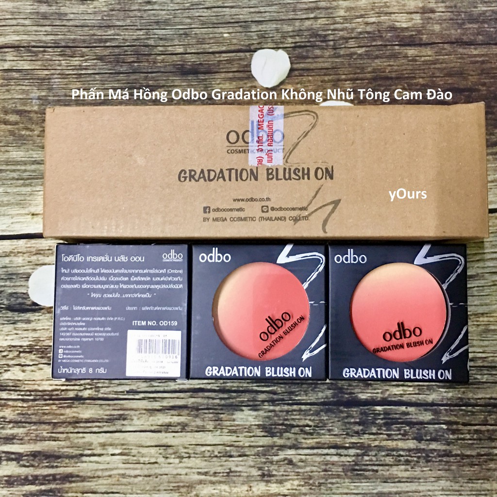 [Auth Thái] Phấn Má Hồng Odbo Gradation Không Nhũ Tông Cam Đào - Phấn Má Không Nhũ Tông Cam Đào - Má Hồng Tông Cam Đào | BigBuy360 - bigbuy360.vn
